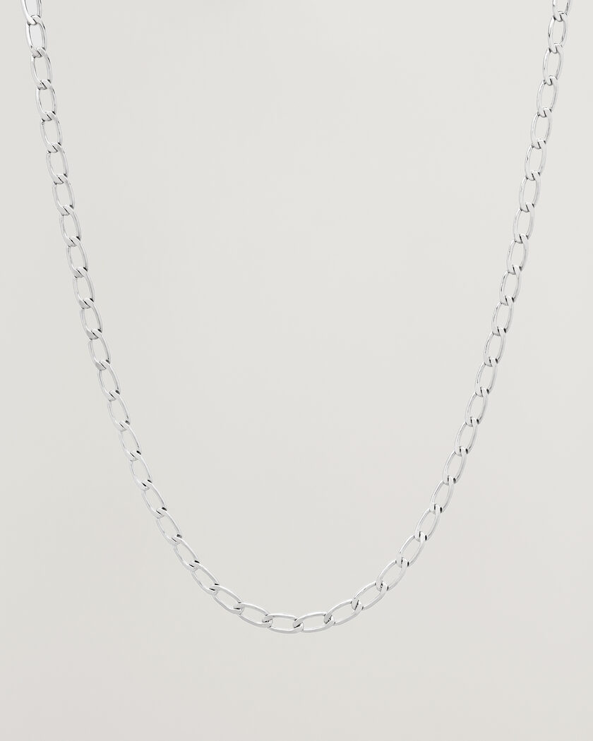 Tom Wood Arlo Medium Chain Silver – Argento