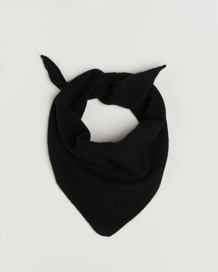 Le Bonnet Lambswool/Caregora Bandana Onyx – Nero