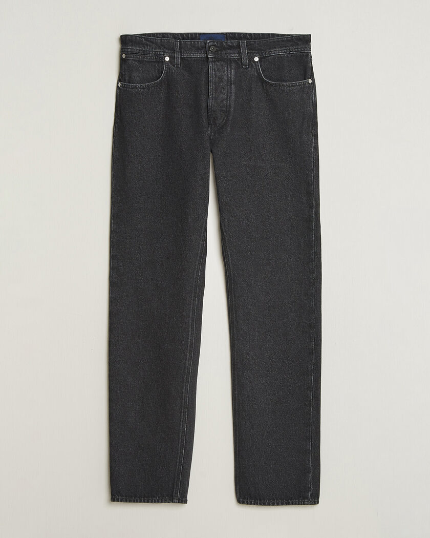 Stone Island Regular Straight Fit Jeans Black Medium Wash – Nero