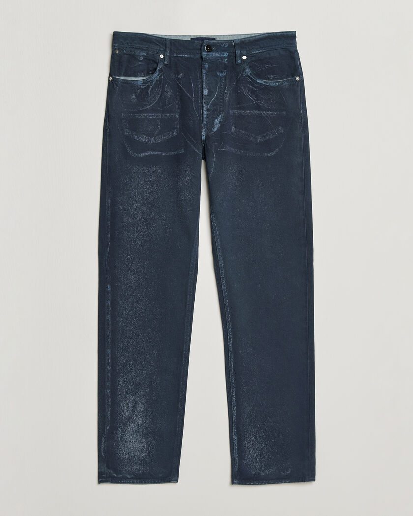 Stone Island Hand Sprayed Reflective Bull Denim Jeans Slate Blue – Blu