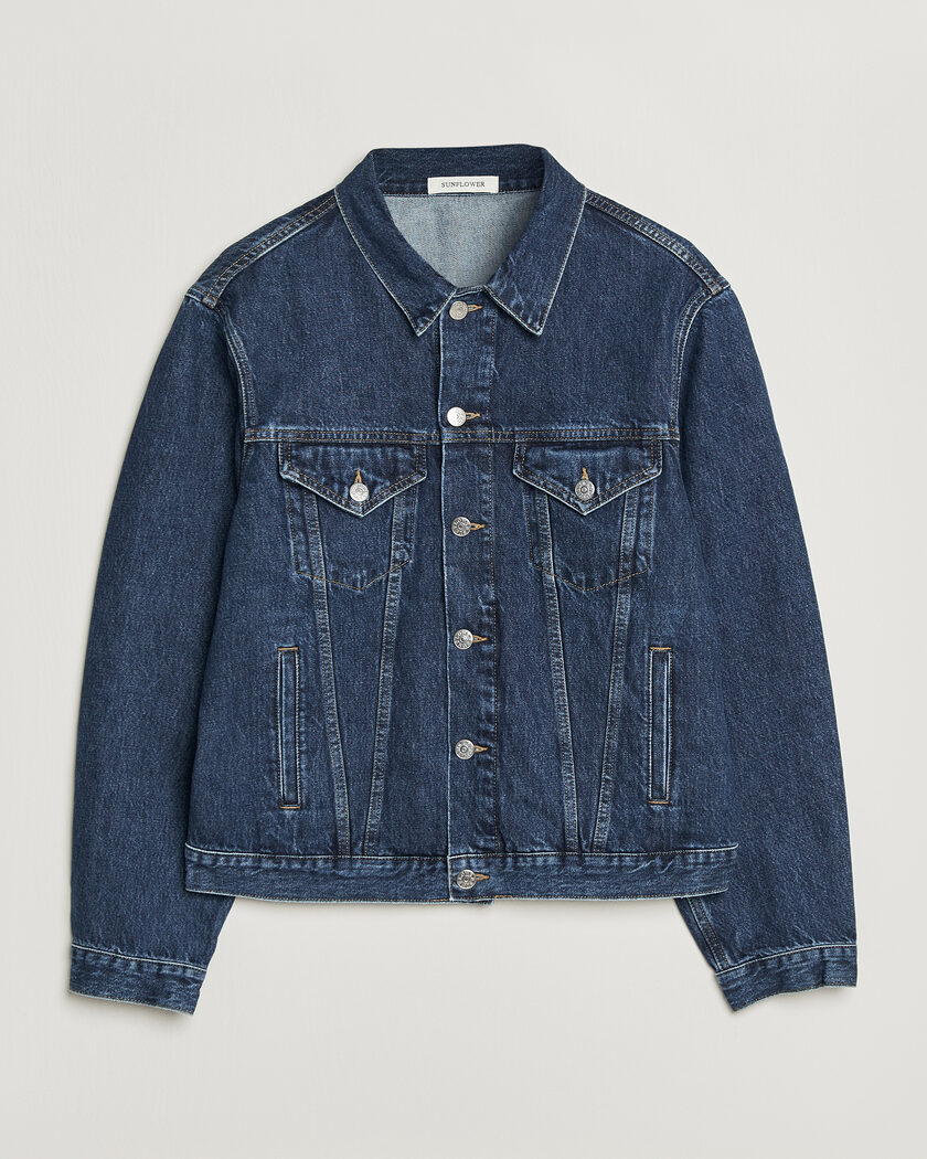 Sunflower Trucker Denim Jacket Blue Wash – Blu