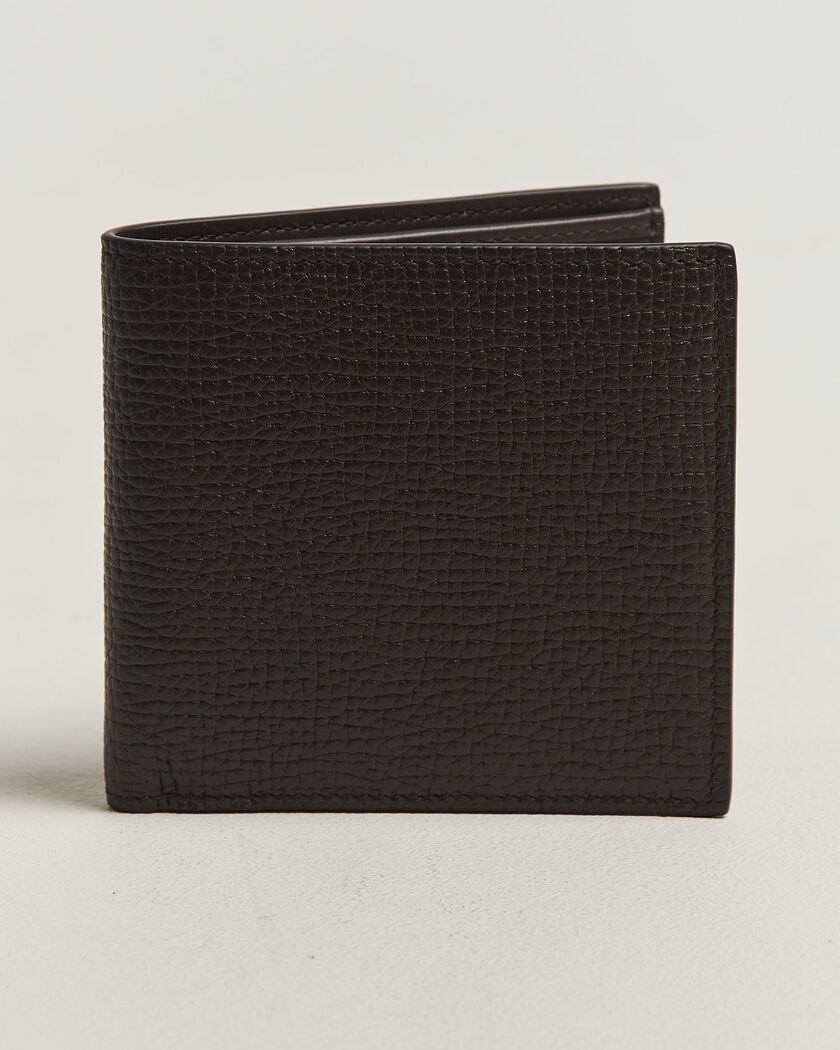 Smythson Ludlow 8 Card Wallet Dark Brown – Marrone