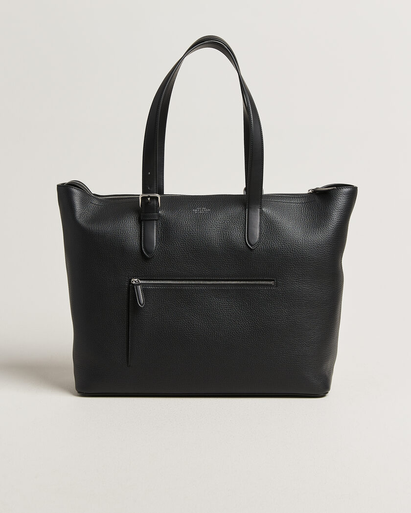 Smythson Ludlow Travel Tote Black – Nero
