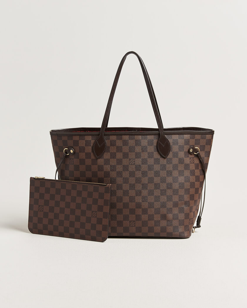 Louis Vuitton Pre-Owned Neverfull MM Damier Ebene – Marrone