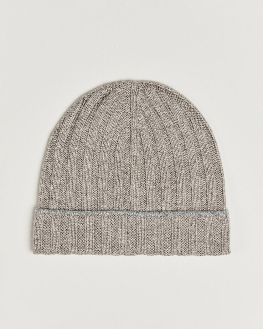 Brunello Cucinelli Cashmere Beanie Rock – Grigio