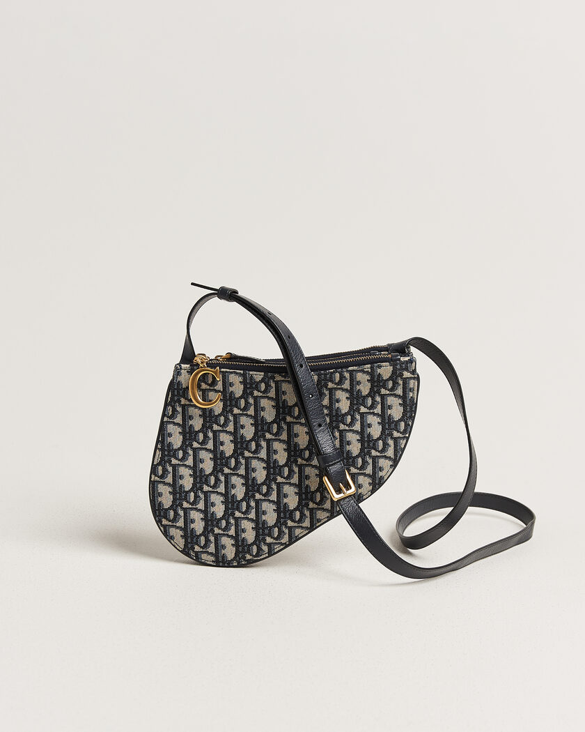 Dior Pre-Owned Saddle Oblique Rodeo Trio Pouch Blue – Blu