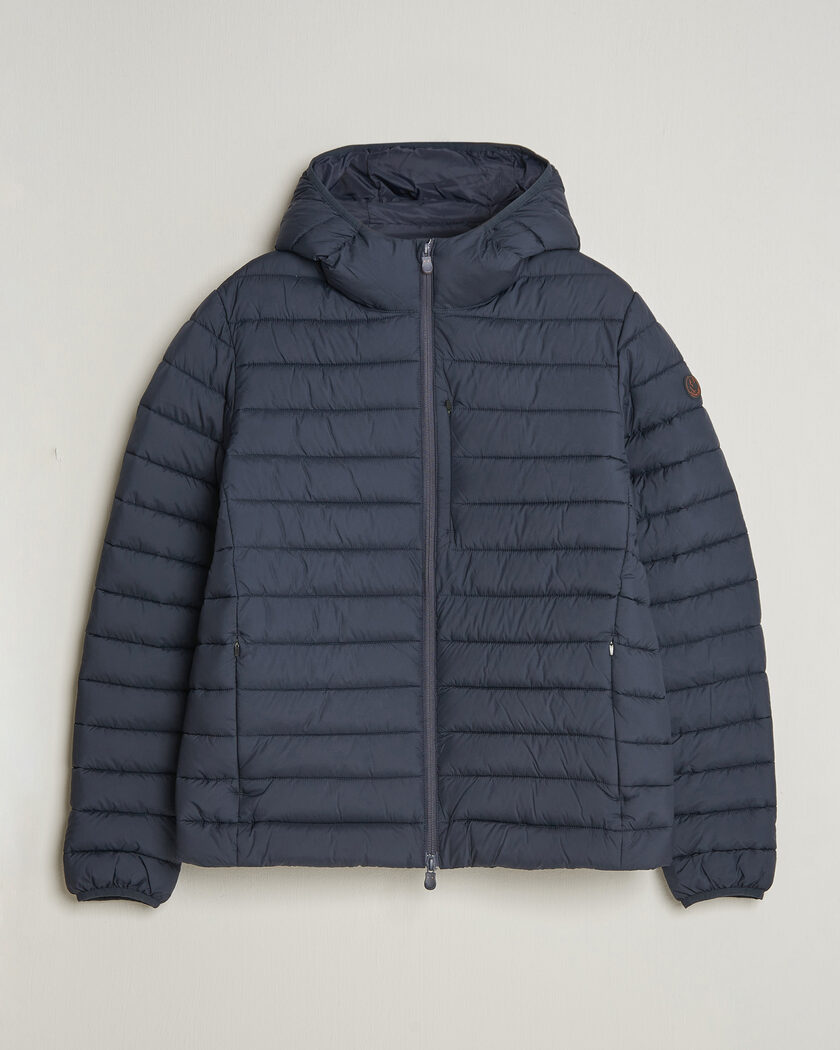 Save The Duck Juncus Matt Lightweight Hood Jacket Blue Black – Blu