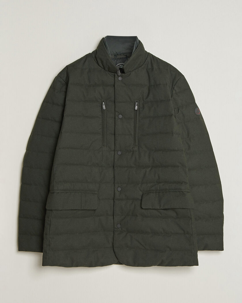 Save The Duck Felipe Padded Flannel Jacket Green Black – Verde