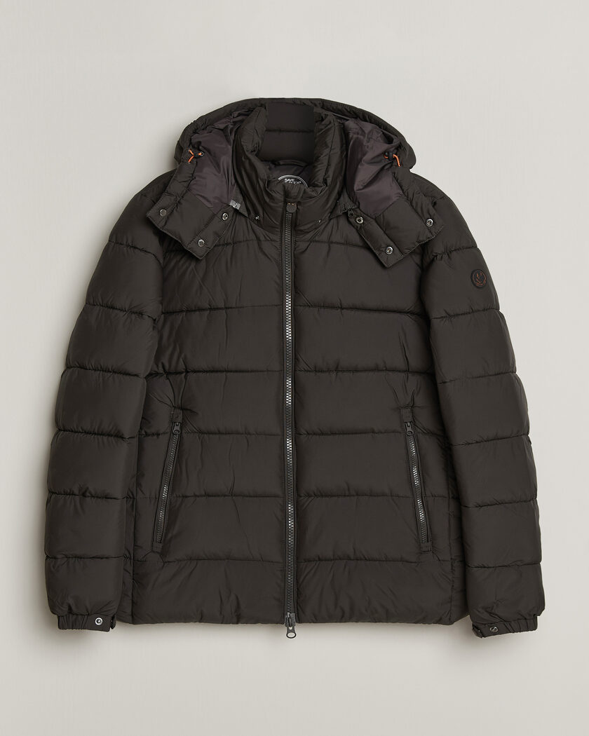 Save The Duck Boris Matt Padded Puffer Brown Black – Nero
