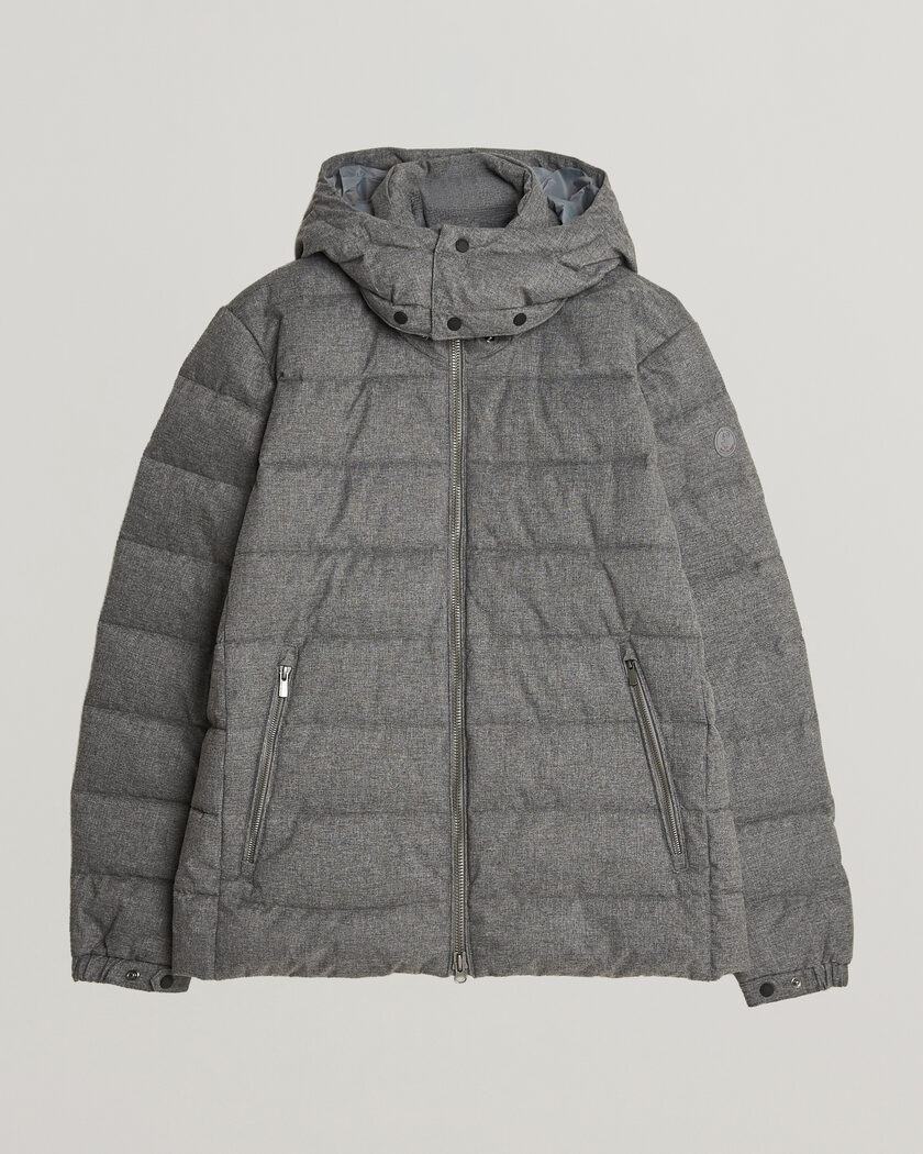 Save The Duck Constantin Padded Flannel Jacket Mid Grey Melange – Grigio