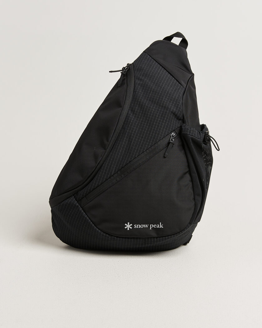  Snow Peak Grid Sling Bag Black – Nero