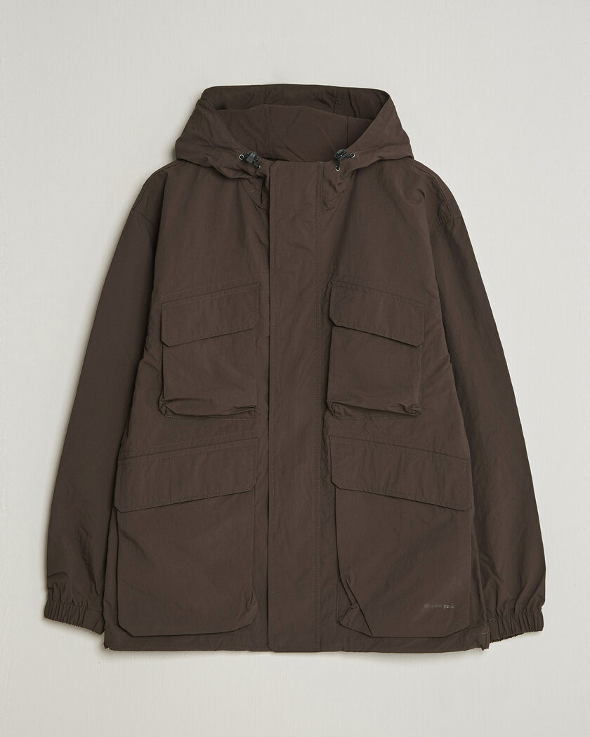Snow Peak Nylon Double Rip Jacket Dark Brown – Marrone