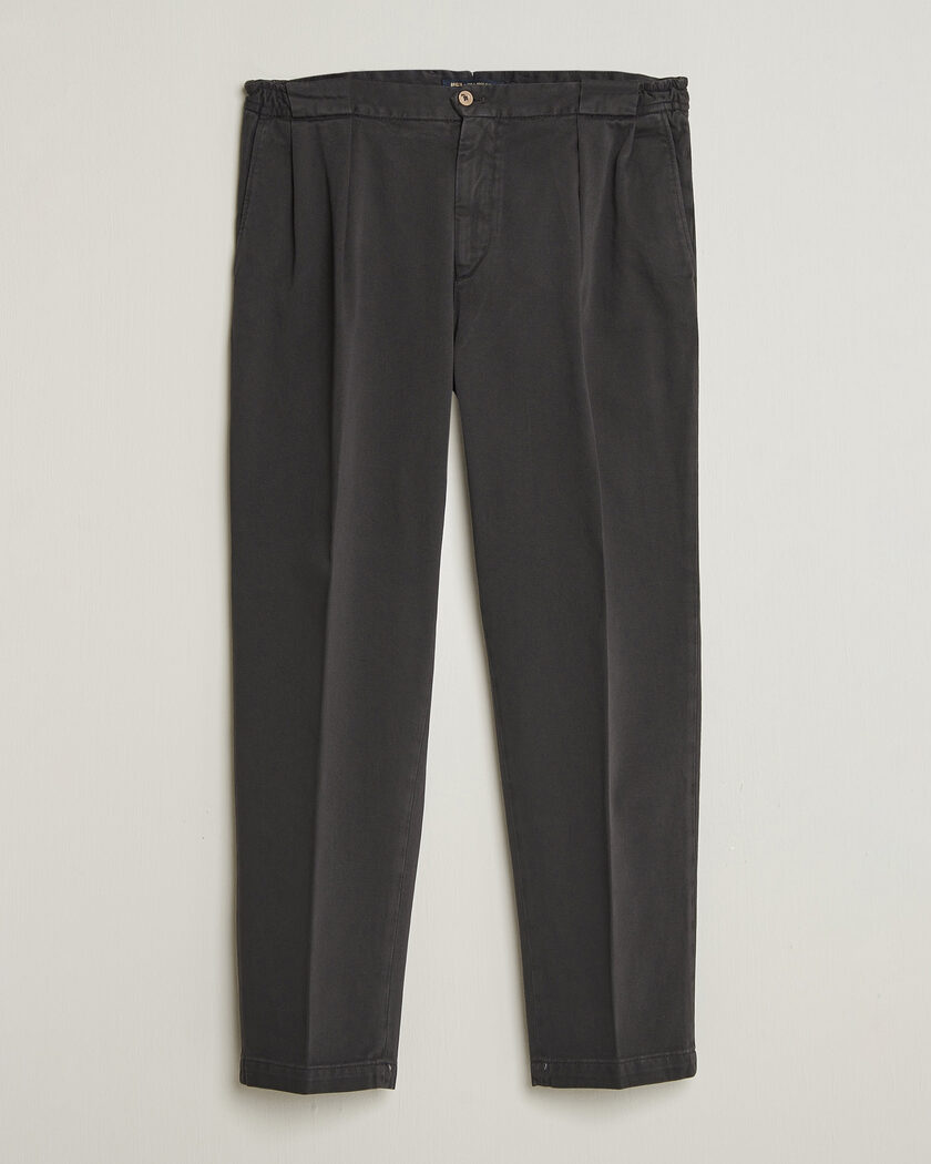 Briglia 1949 Portobello Loose Fit Cotton Trousers Dark Grey – Grigio