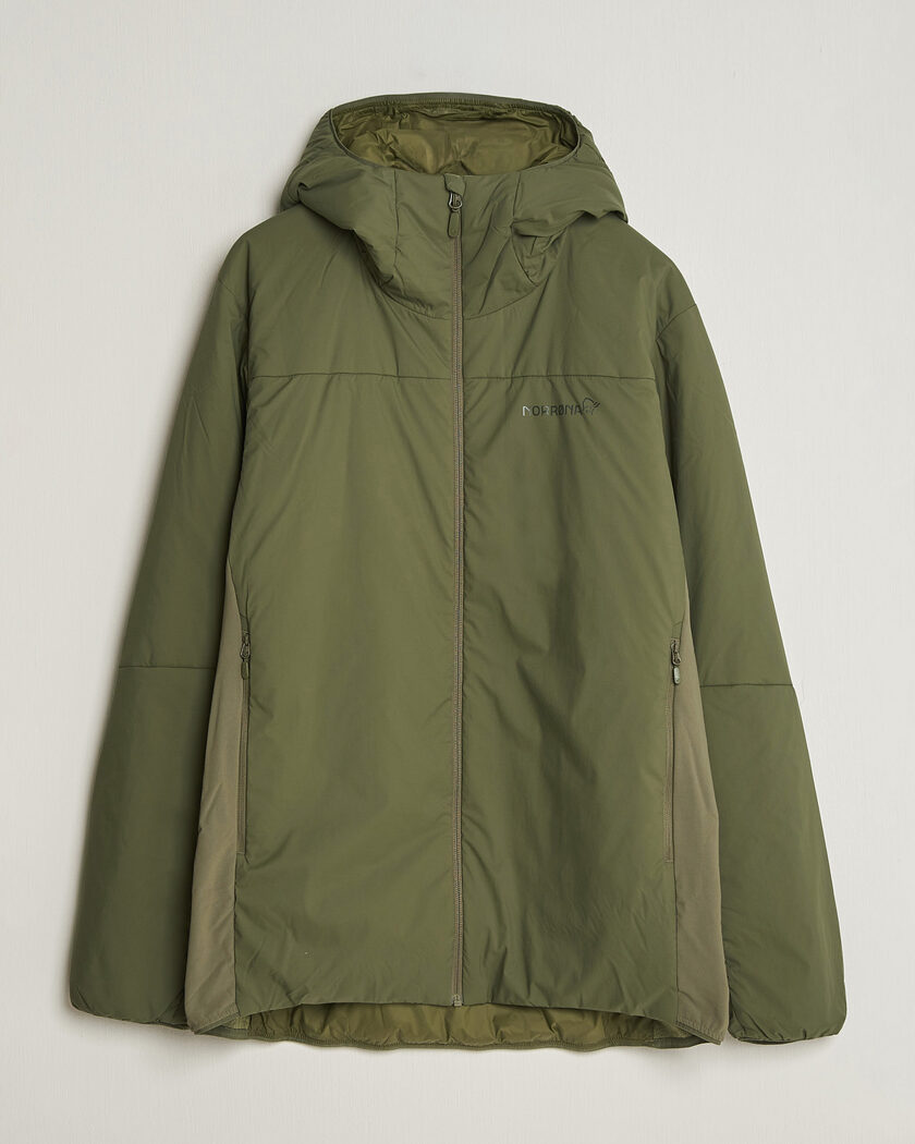Norrøna Femund Thermo Zip Hood Olive Night – Verde