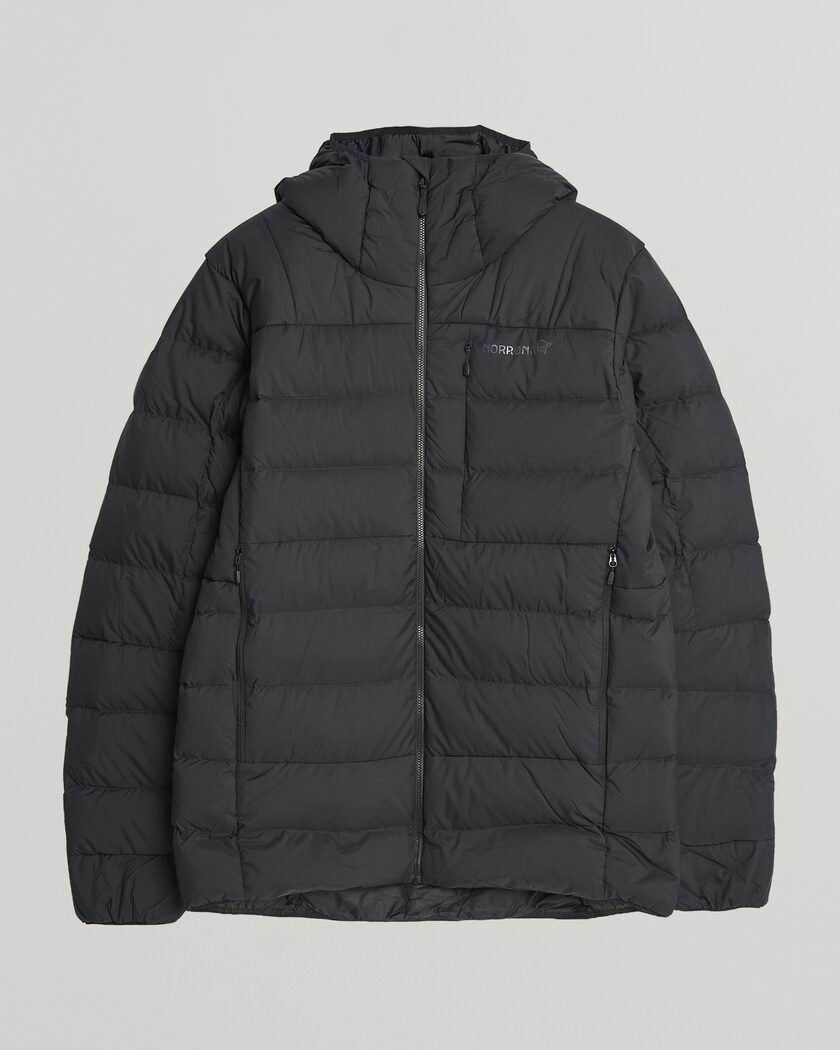 Norrøna Femund Down 700 Zip Hood Caviar Black – Nero