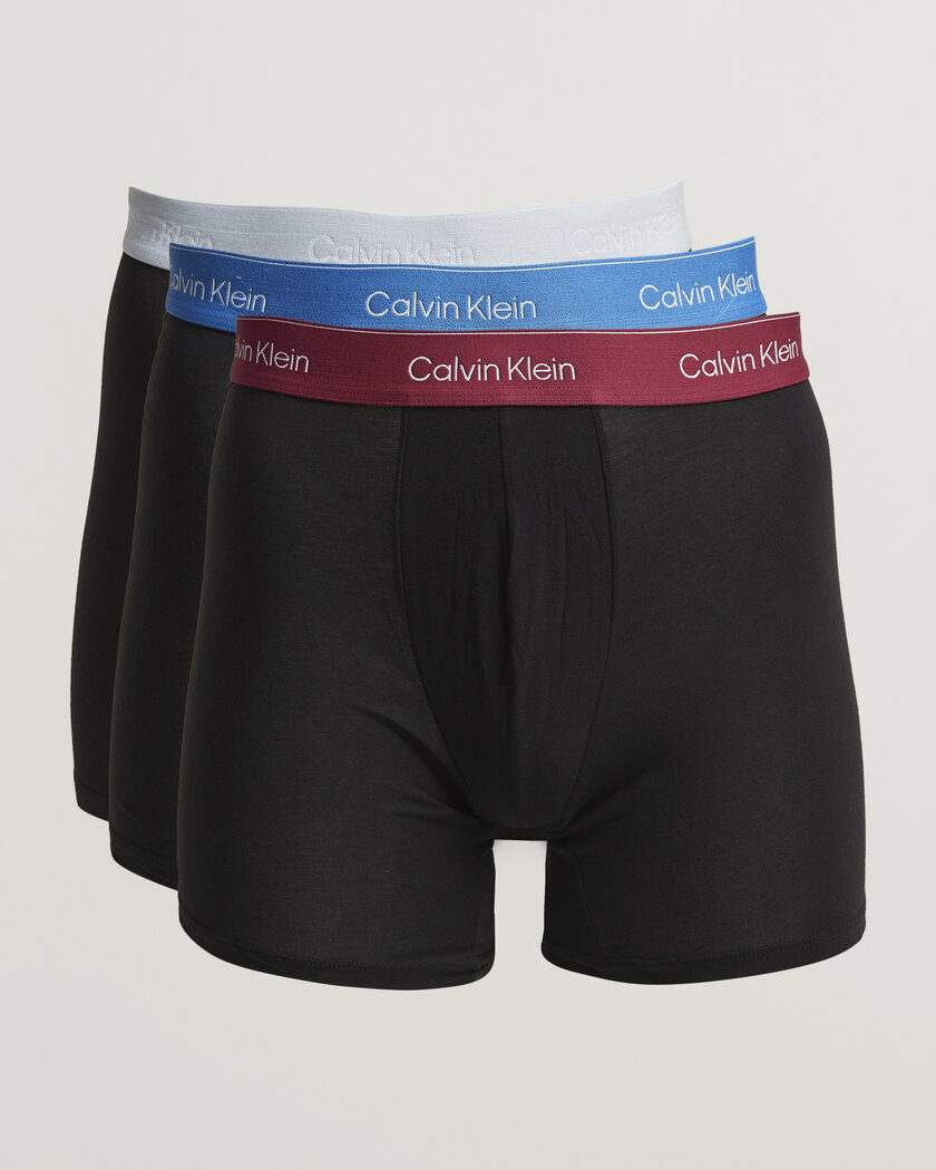 Calvin Klein 3-Pack Icon Cotton Stretch Boxer Brief Black – Nero