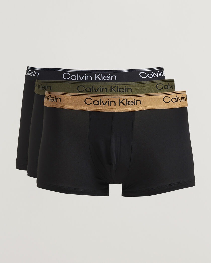 Calvin Klein 3-Pack Micro Stretch Trunk Black – Nero