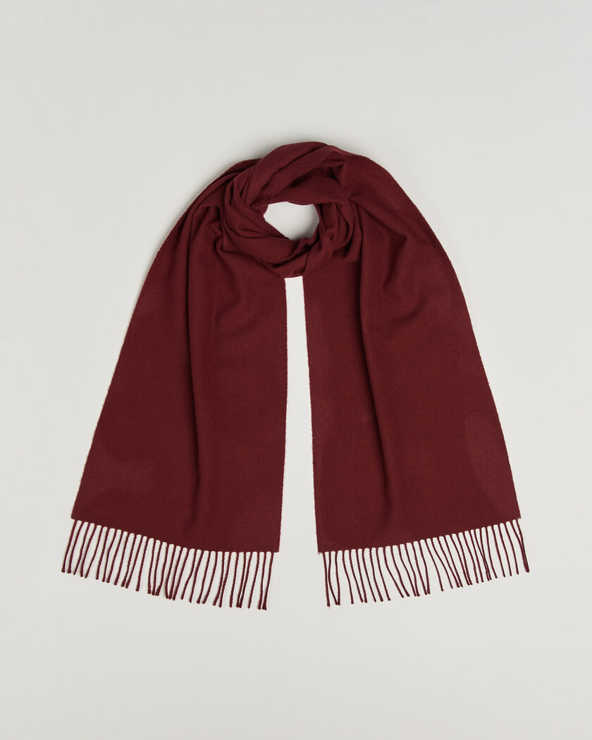Gant Wool Scarf Deep Grape Wine – Rosso