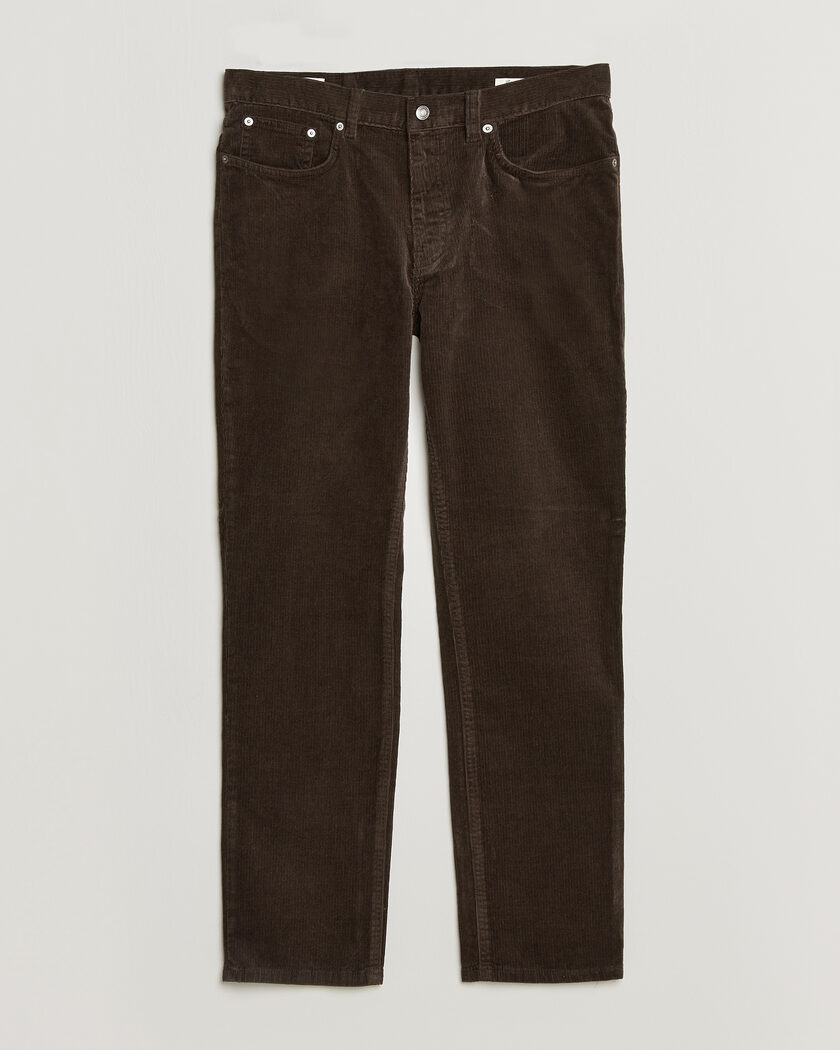 Gant Regular Fit Corduroy 5-Pocket Pants Black Brown – Marrone