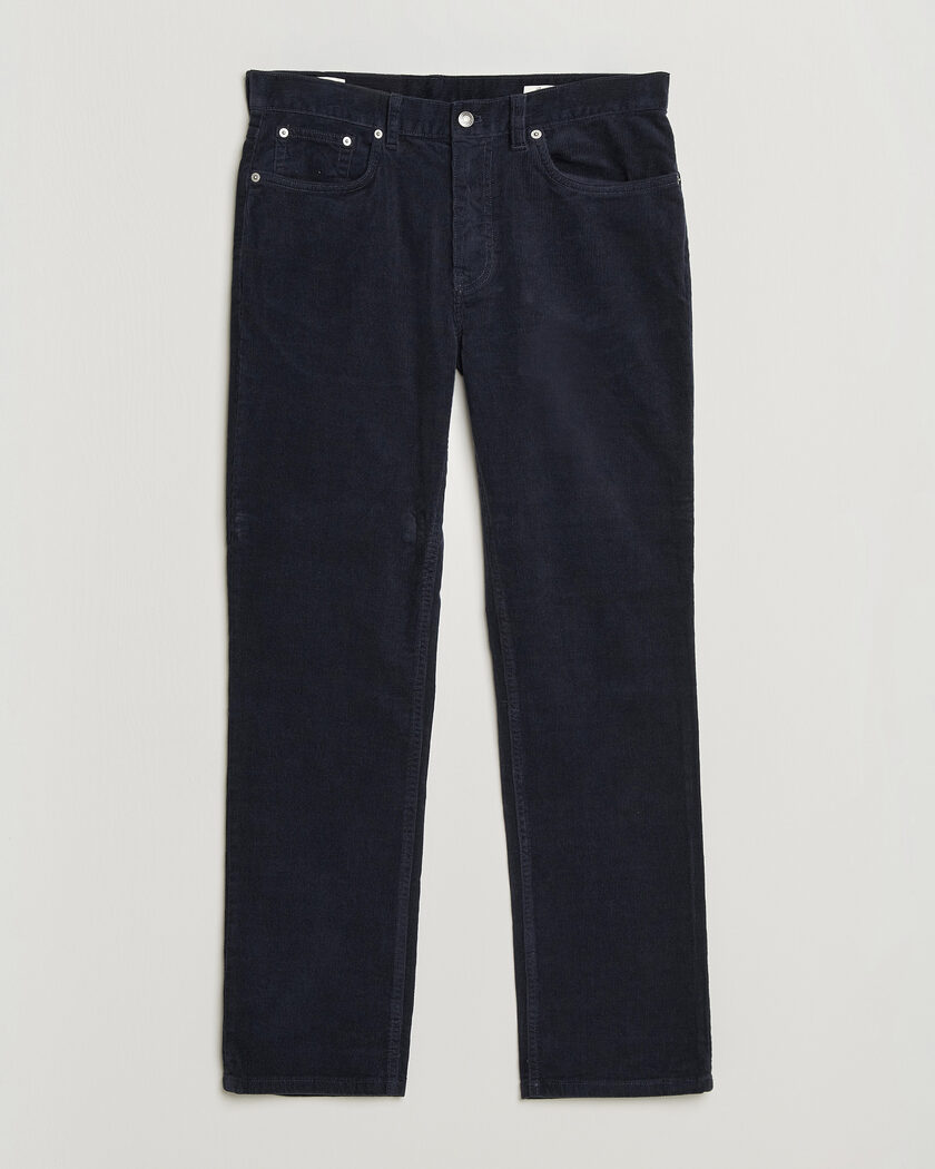 Gant Regular Fit Corduroy 5-Pocket Pants Evening Blue – Blu