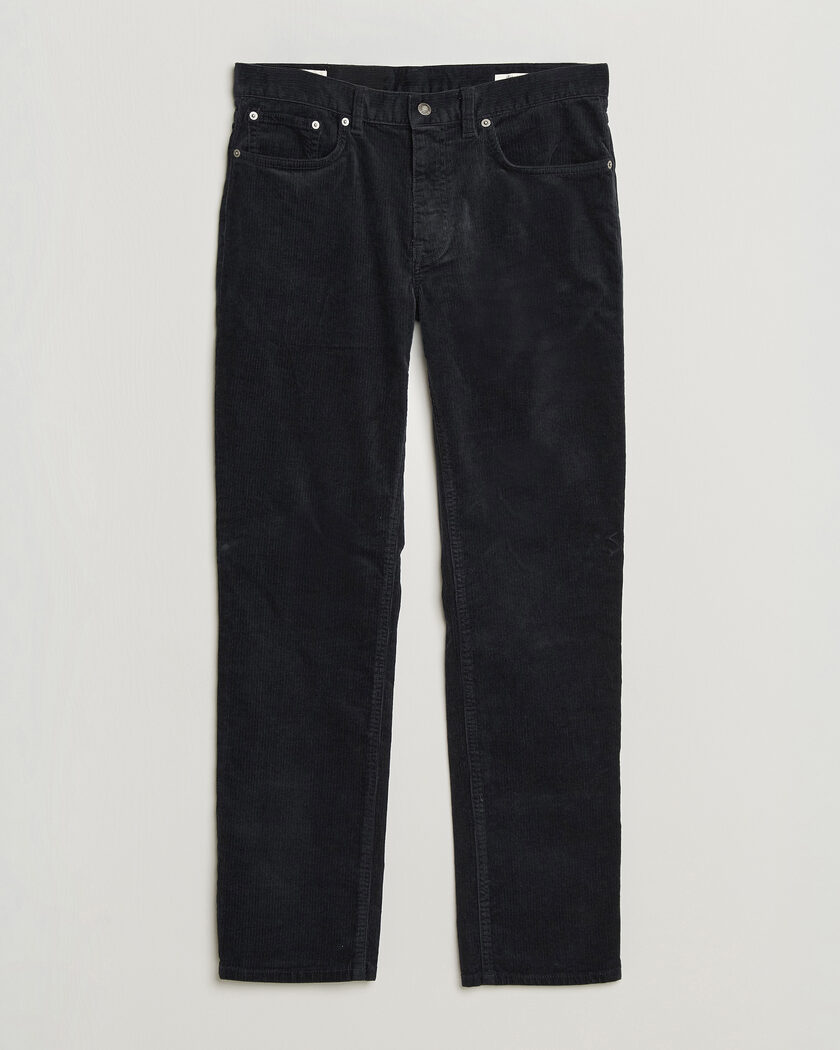 Gant Regular Fit Corduroy 5-Pocket Pants Black – Nero