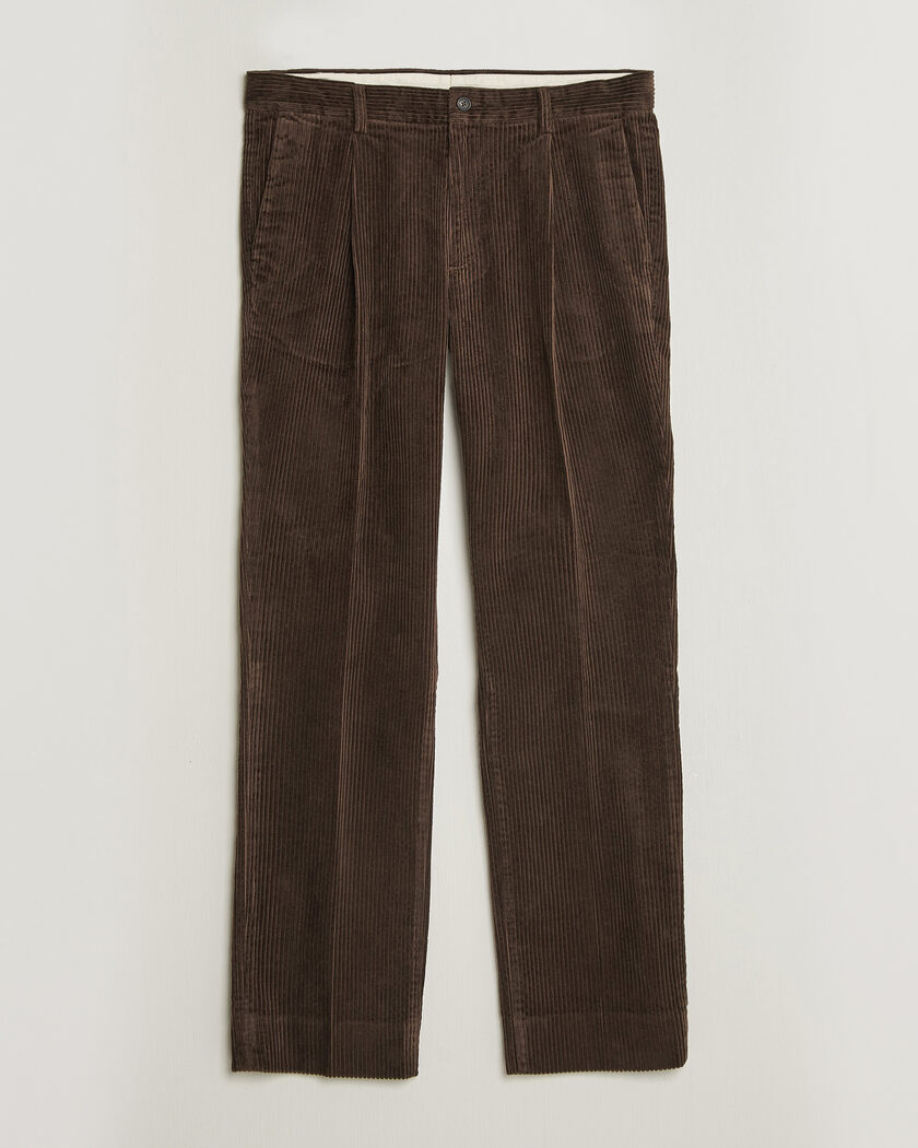 Gant Corduroy Trousers Black Brown – Marrone
