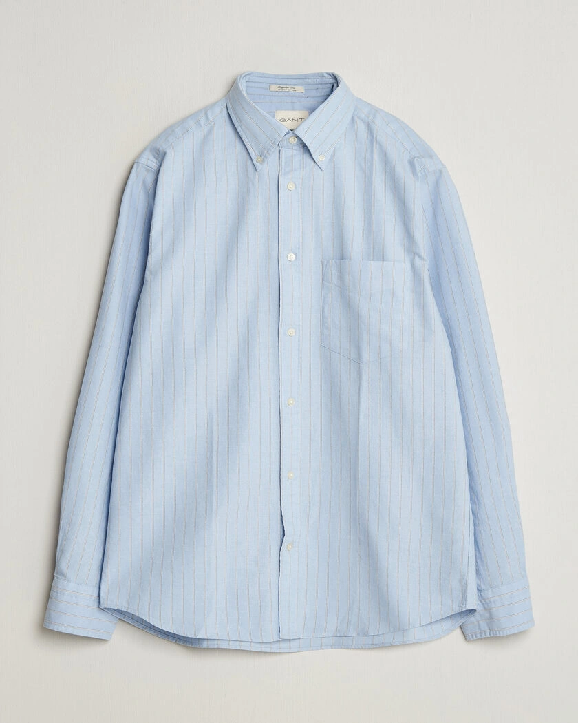 Gant Regular Fit Archive Oxford Striped Shirt Clear Sky – Blu