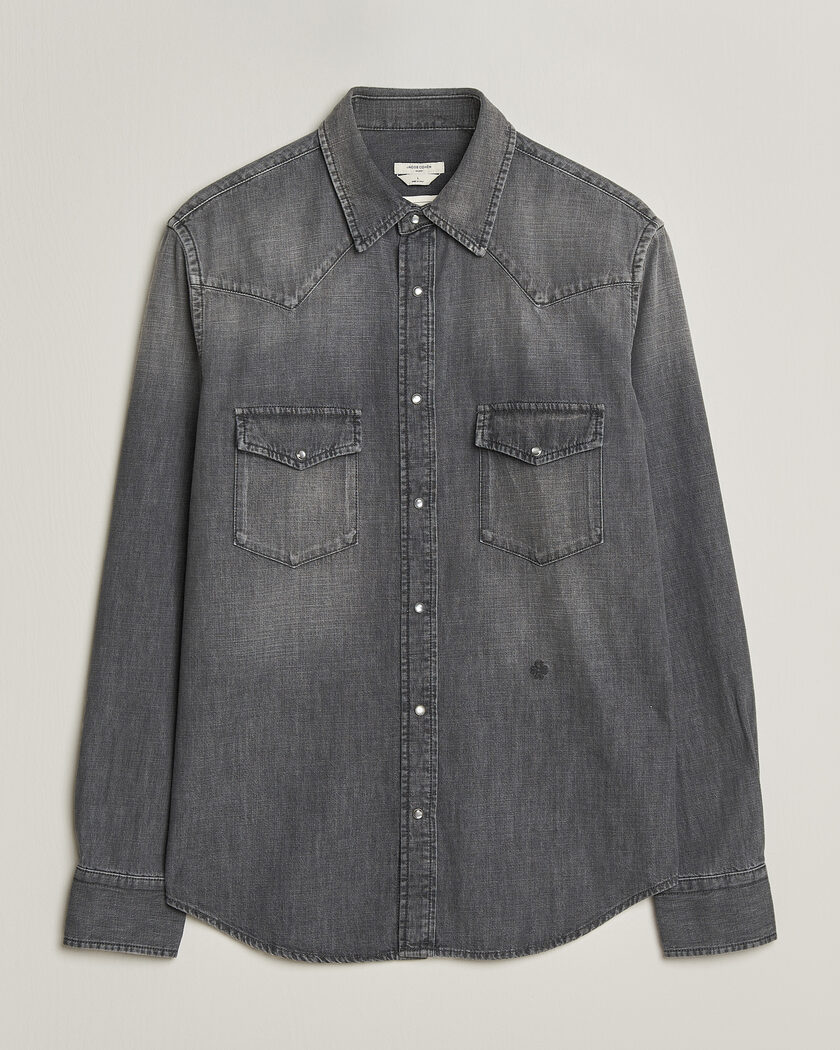 Jacob Cohën Denim Western Pocket Overshirt Grey – Grigio