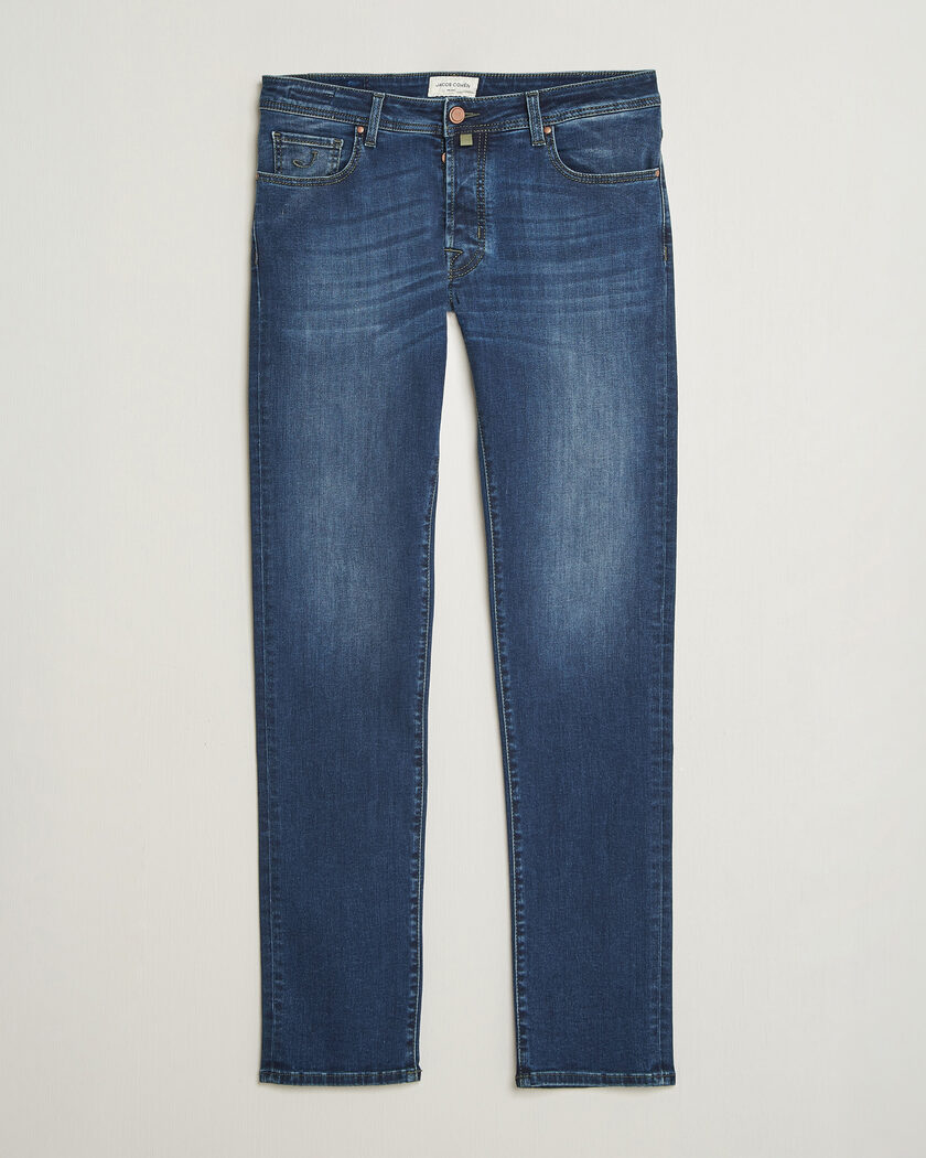 Jacob Cohën Bard Slim Fit Stretch Jeans Mid Blue – Blu