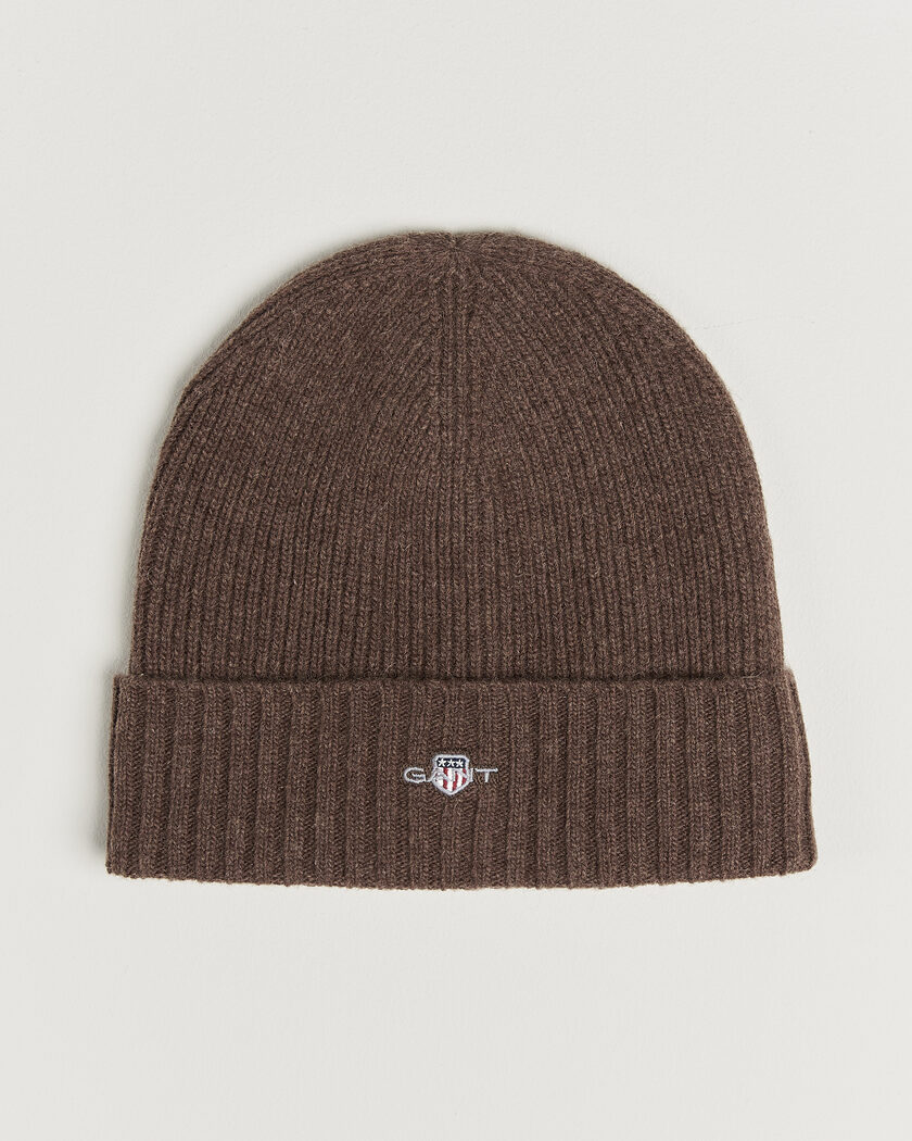 Gant Wool Beanie Shadow Brown – Marrone