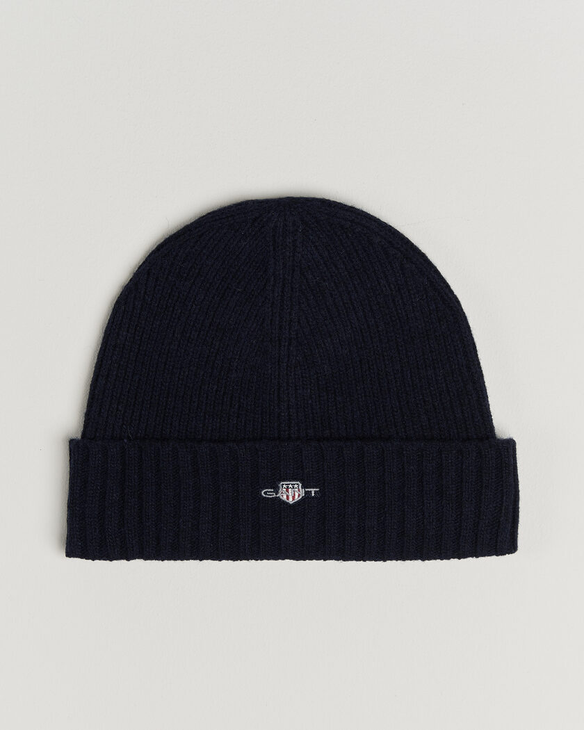 Gant Wool Beanie Marine – Blu