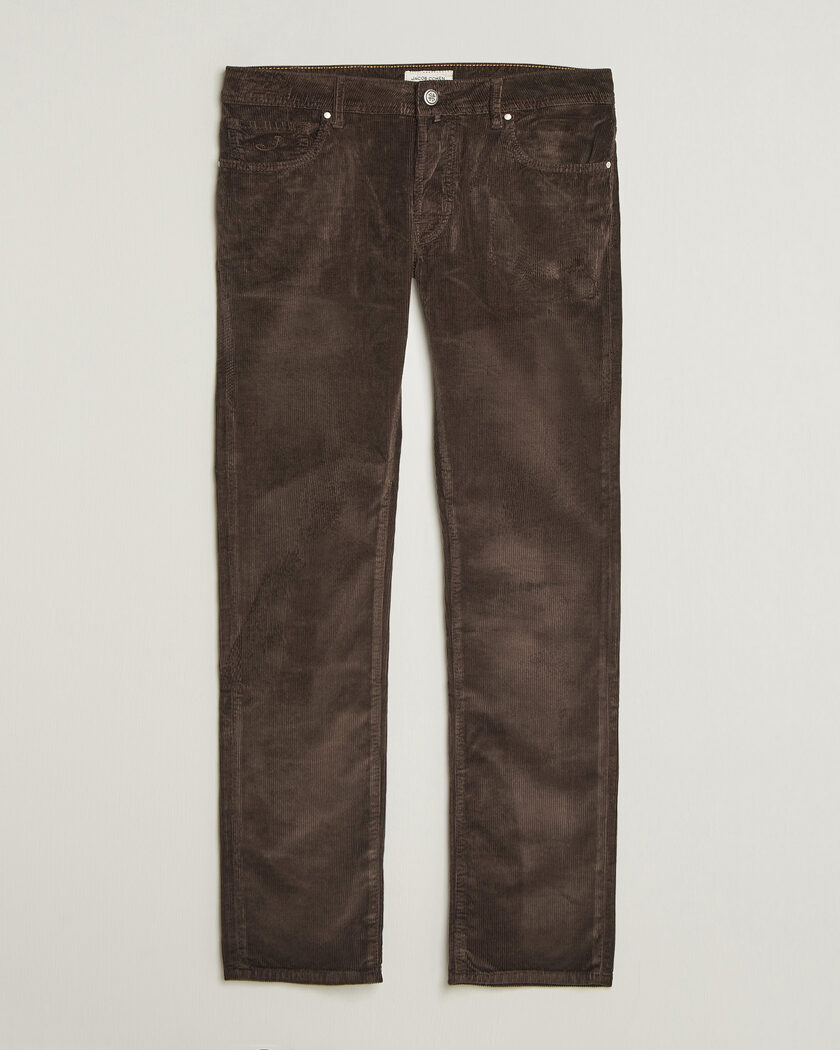 Jacob Cohën Bard 5-Pocket Medium Corduroy Trousers Brown – Marrone