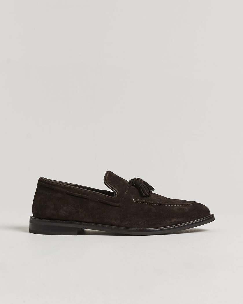 Gant Lozham Suede Tassle Loafer Dark Brown – Marrone