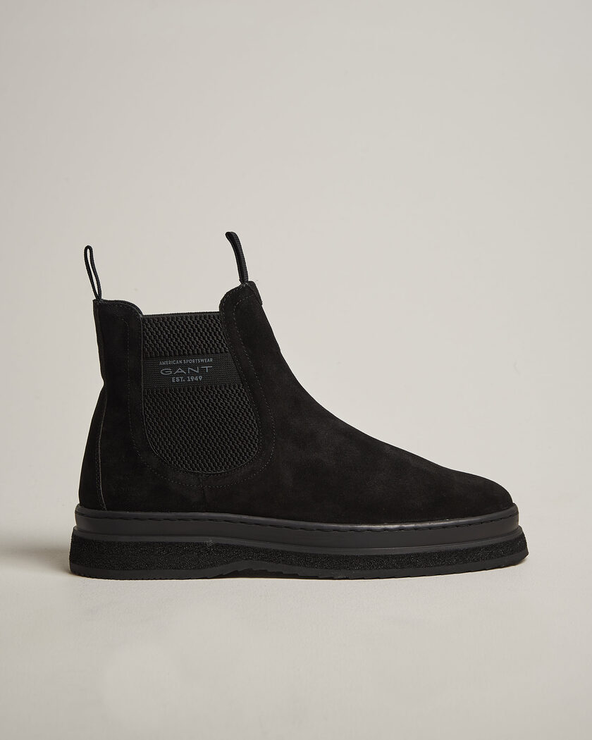Gant Blistown Shearling Suede Chelsea Boot Black – Nero