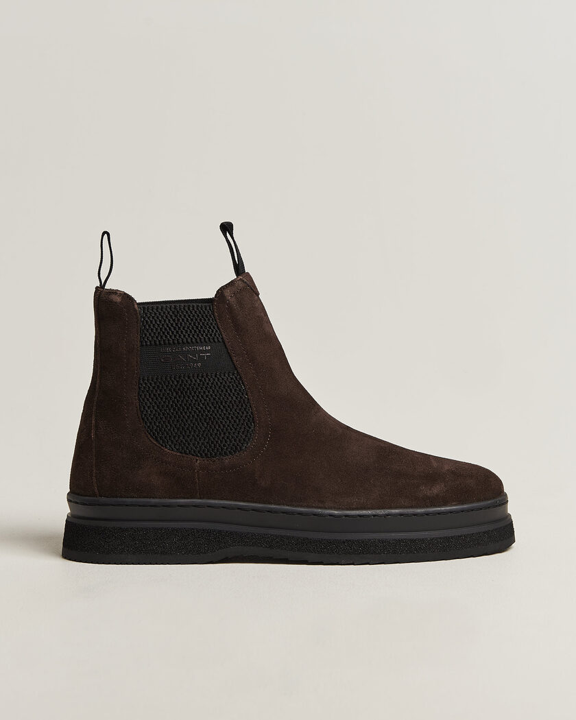 Gant Blistown Shearling Suede Chelsea Boot Espresso Brown – Marrone