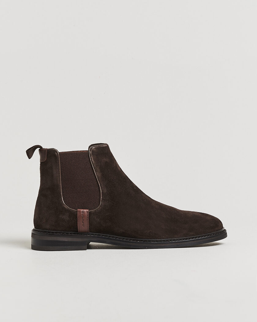 Gant Bidford Suede Chelsea Boot Dark Brown – Marrone