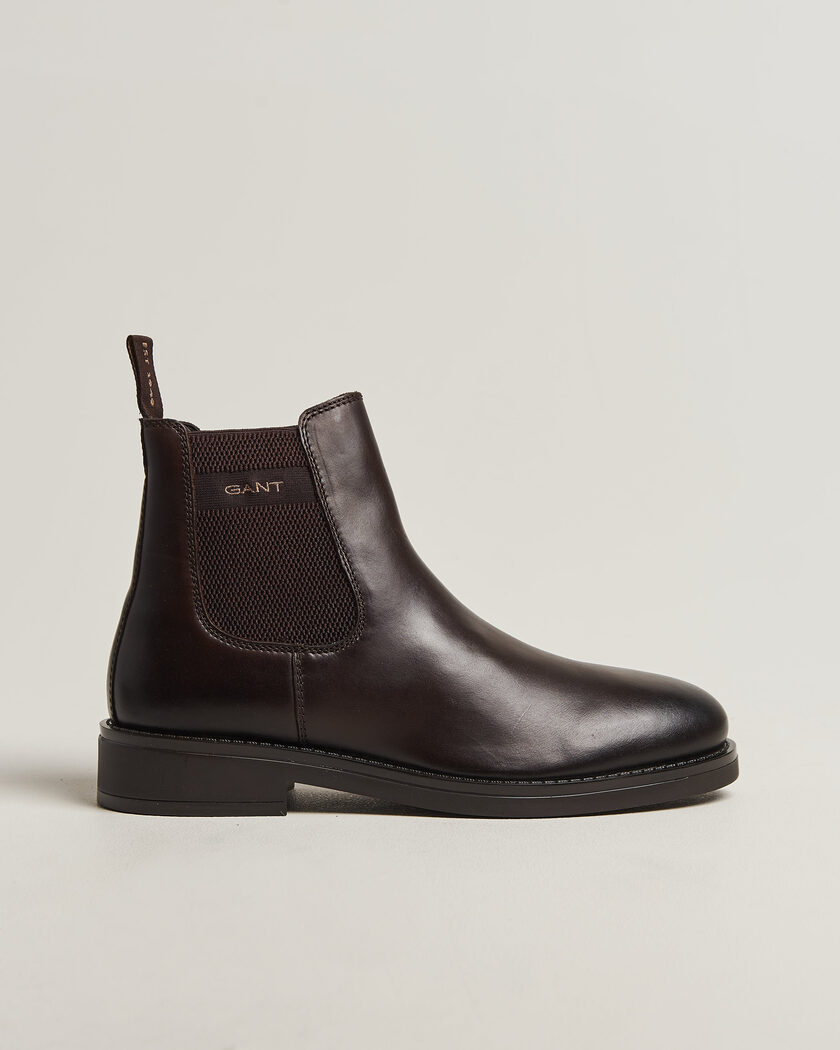 Gant Prepdale Leather Chelsea Boot Dark Brown – Marrone