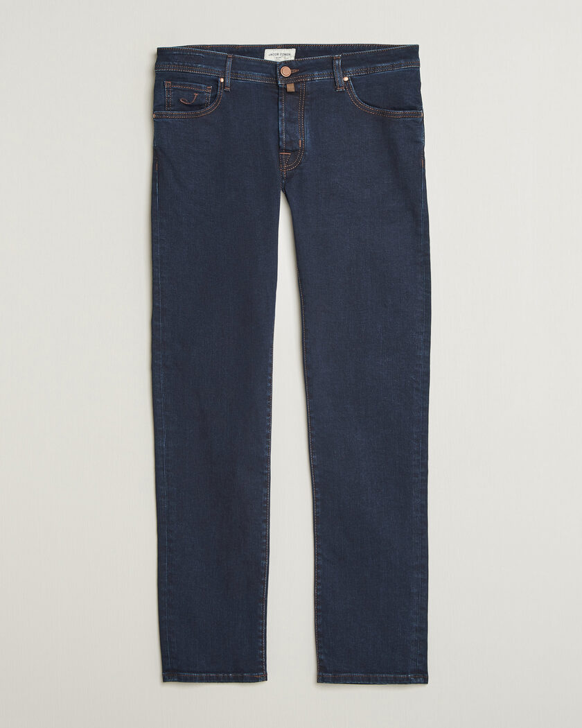 Jacob Cohën Nick Slim Fit Rinse Wash Stretch Jeans Dark Blue – Blu