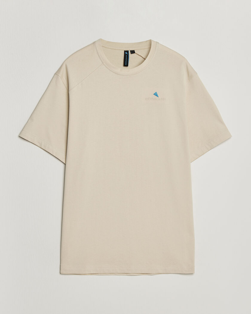 Klättermusen Root Logo T-Shirt Clay – Bianco