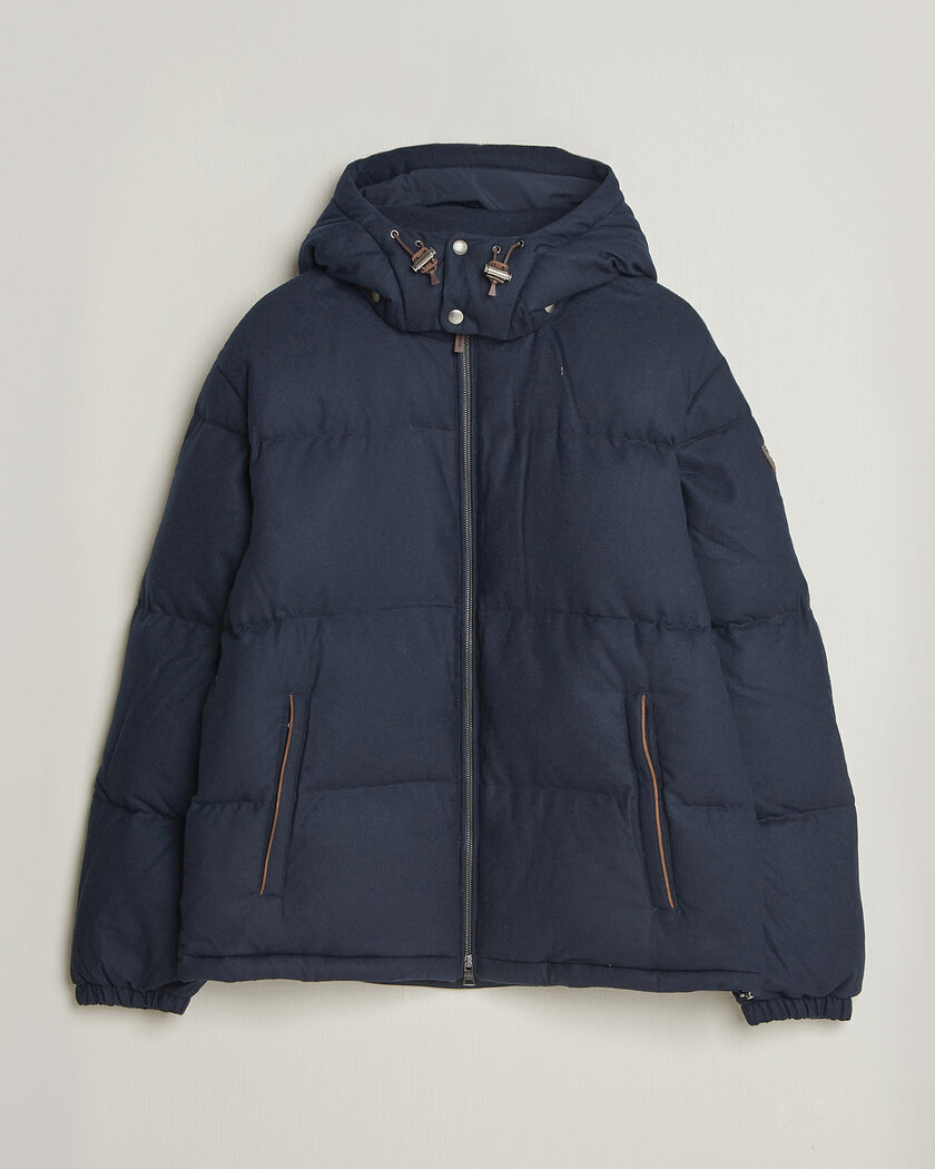 Polo Ralph Lauren Woven Puffer Jacket Collection Navy – Blu