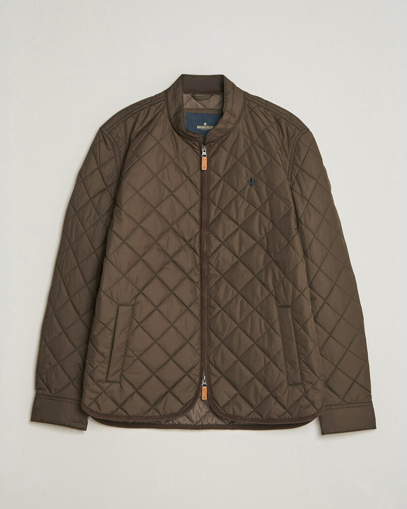 Morris Teddy Quilted Jacket Brown – Marrone