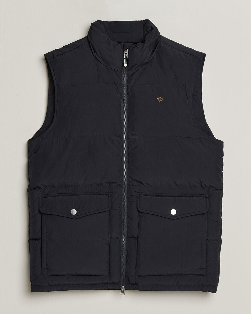 Morris Lennox Puffer Vest Blue – Blu