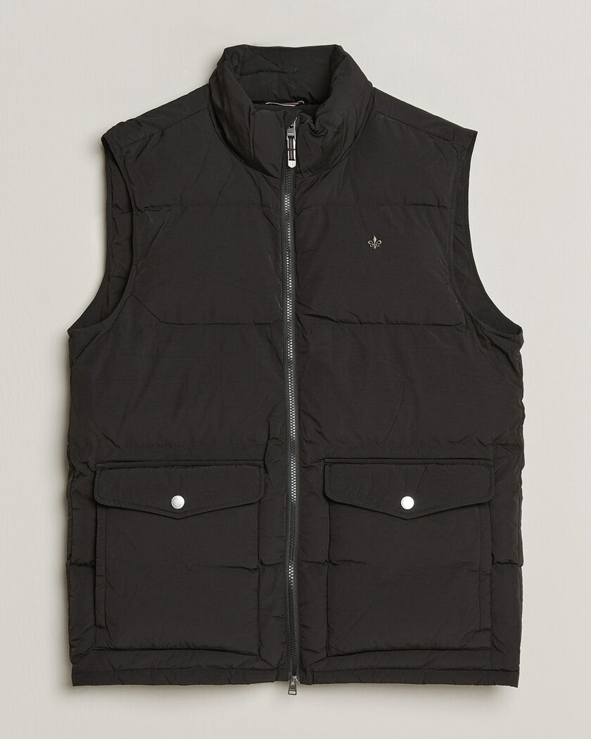 Morris Lennox Puffer Vest Black – Nero