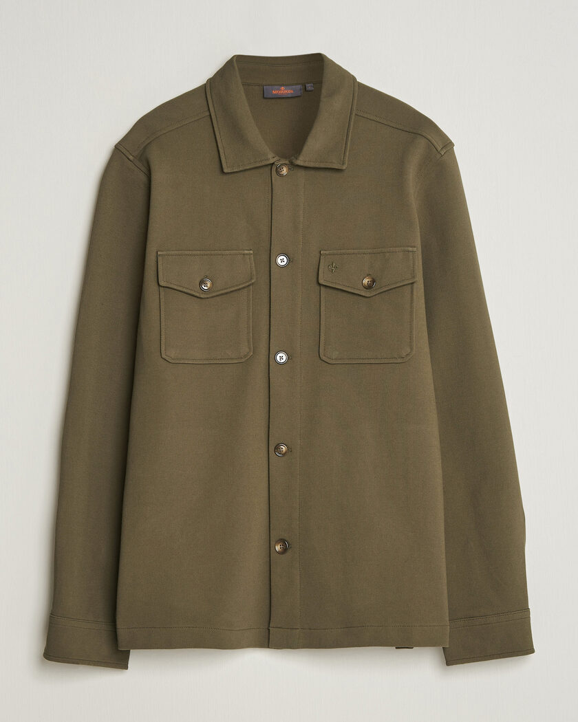 Morris Andrew Jersey Overshirt Olive – Verde