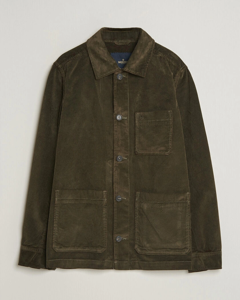 Morris Fenix Cord Shirt Jacket Olive – Verde
