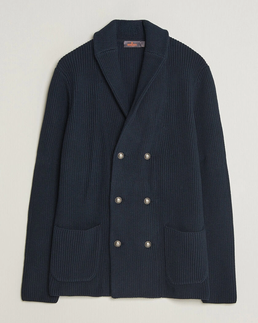 Morris Brayden DB Shawl Cardigan Navy – Blu