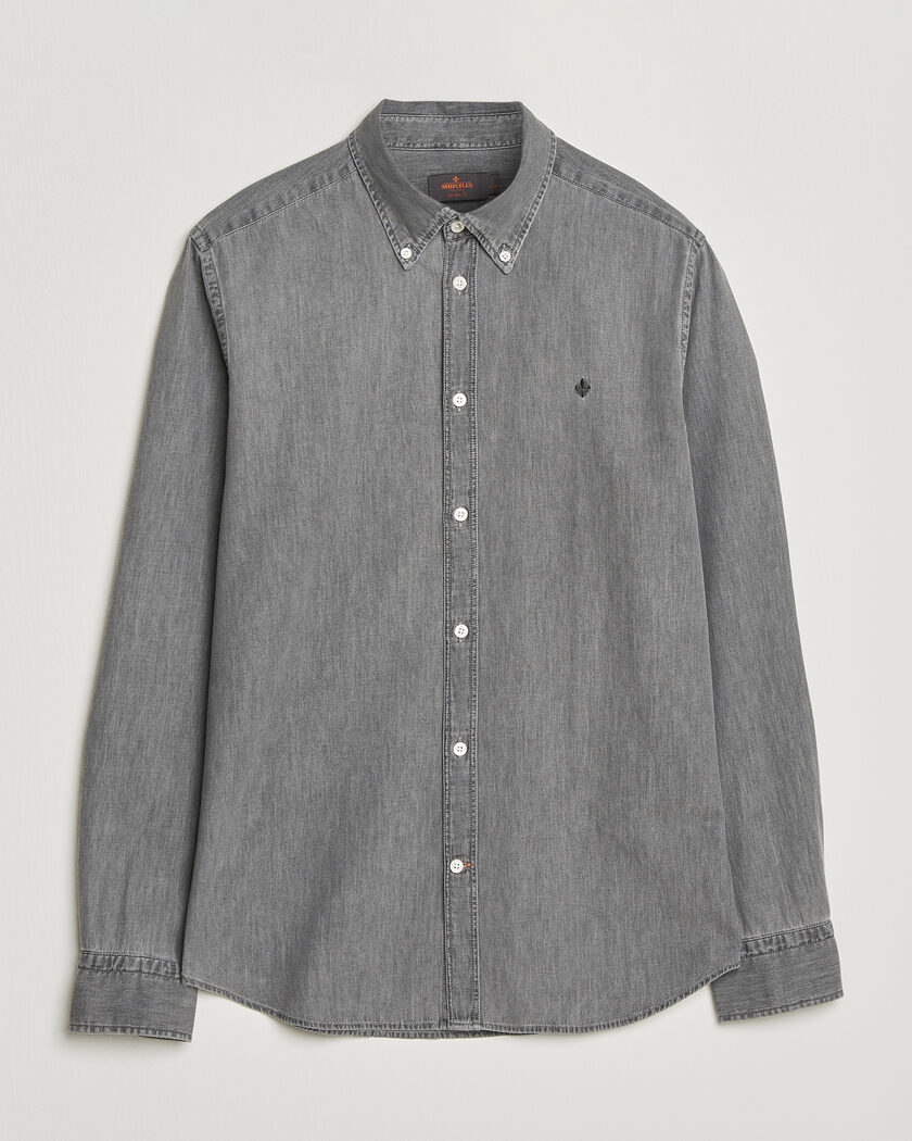 Morris Light Denim Shirt Grey – Grigio