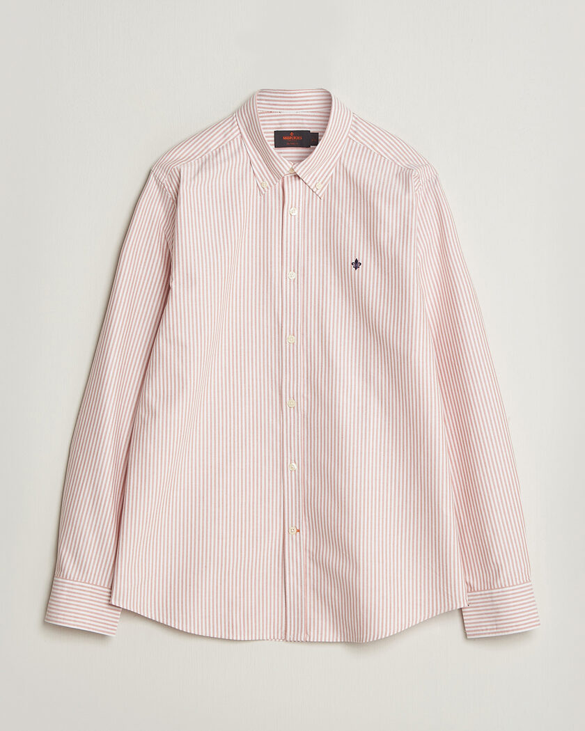 Morris Douglas Oxford Stripe Shirt Orange – Arancione