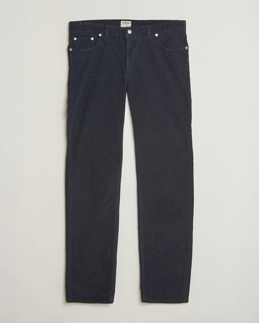 Morris James Cord 5-Pocket Pants Navy – Blu