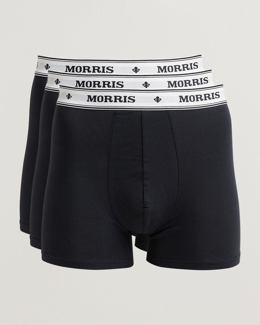 Morris Boxer Brief 3-Pack Old Blue – Blu